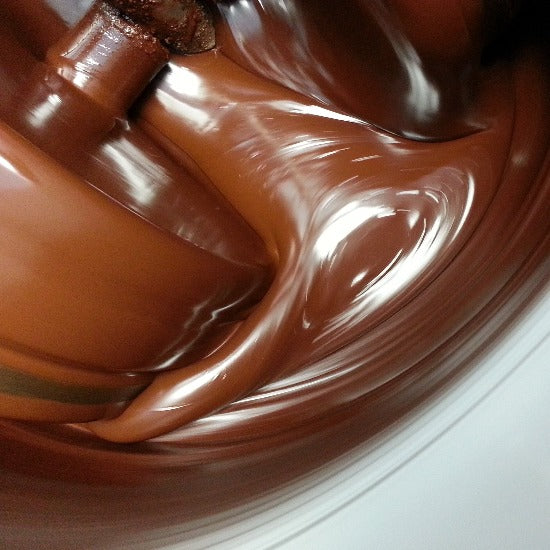 Making Chocolate in Grinding Machine