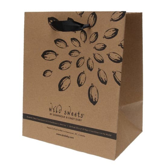 Wild Sweets Kraft Gift bag - Designer Chocolate Shop