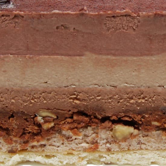 World Cake - BTB Orzal Chocolate Chestnut Icewine Truffle Cut - Local Award Winning Chocolate Cake Shop